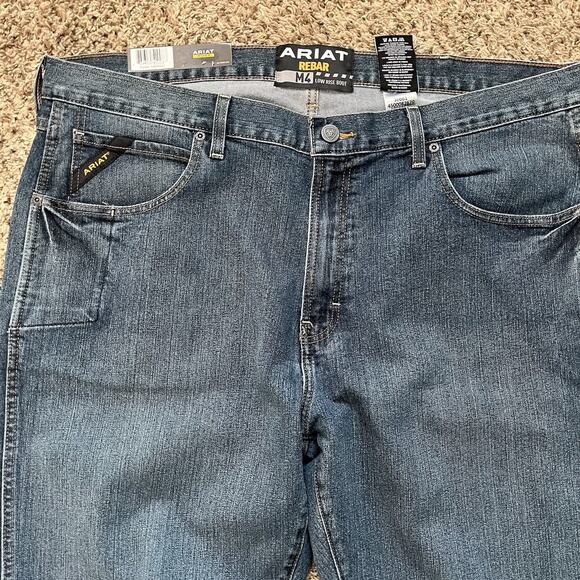 Ariat Rebar M4 Low Rise Boot Jeans Men's 42x30Cowboy Rodeo Ranch New - Picture 11 of 14